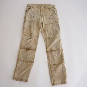 Carhartt Sandstone Tan Double Knee '19 Relaxed Fit Carpenter Painter Pants 34X34